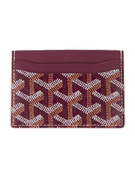 goyard sulpice card|authentic goyard card holder.